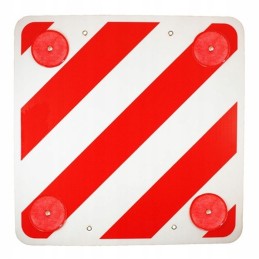 Warning board 50x50 for a camper trailer