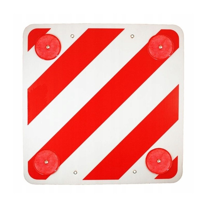 Warning board 50x50 for a camper trailer