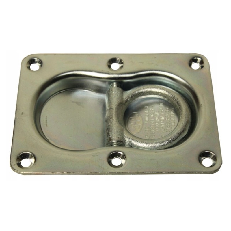 Floor trailer holder for double belt attachment