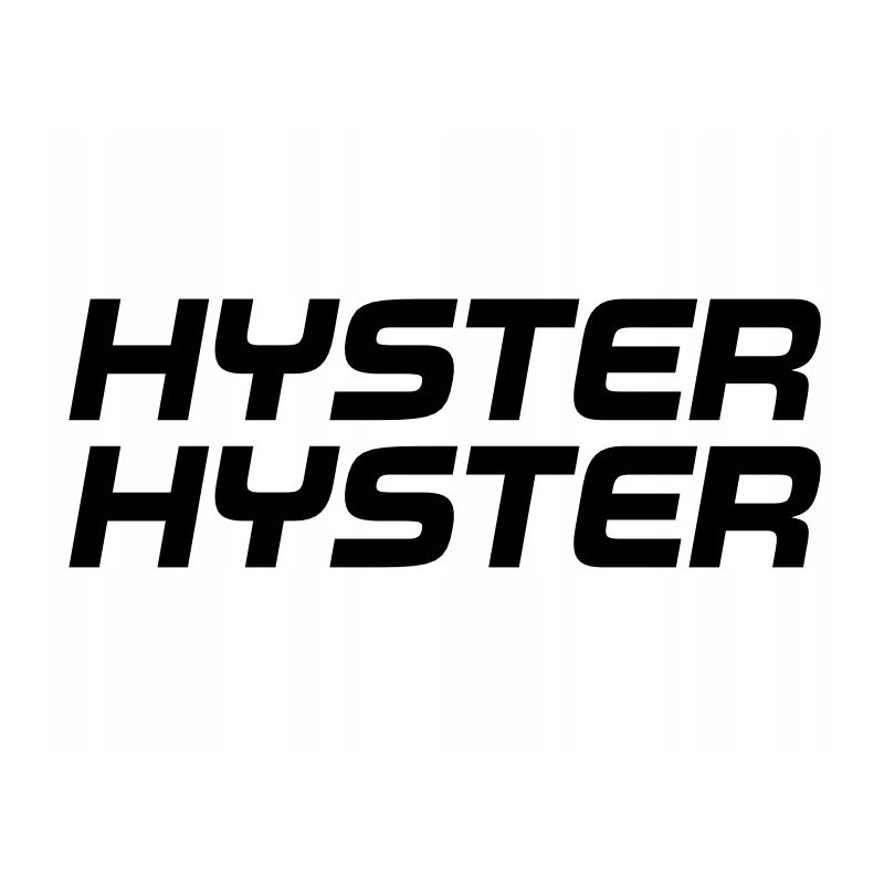 Forklift stickers with the inscription hyster 35 cm