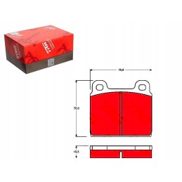 Brake pads vw front t2 79 86 durable