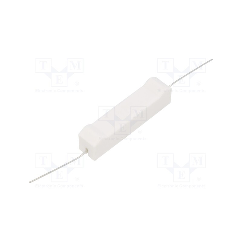 10 pcs x ROYAL OHM - PRWAAWJW10KB00 - Resistor: wire-wound, cement, THT, 100mΩ, 10W, ±5%, 10x9x49mm