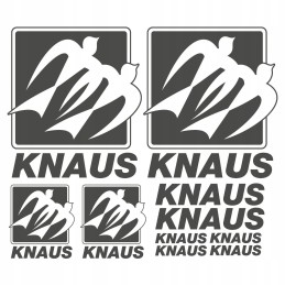 Knaus old camper camping sticker set
