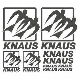 Knaus set of camper camping stickers