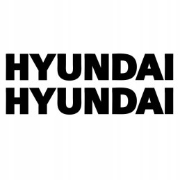 Stickers forklift inscription hyundai 60 cm