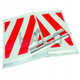 Universal reflective warning flags 30x20 cm, set, small