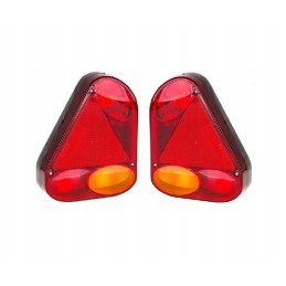 Set of tail lamps, food truck trailer, tow truck, left right, fog lamps
