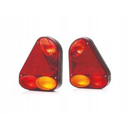 Set of tail lamps, food truck trailer, tow truck, left right, fog lamps
