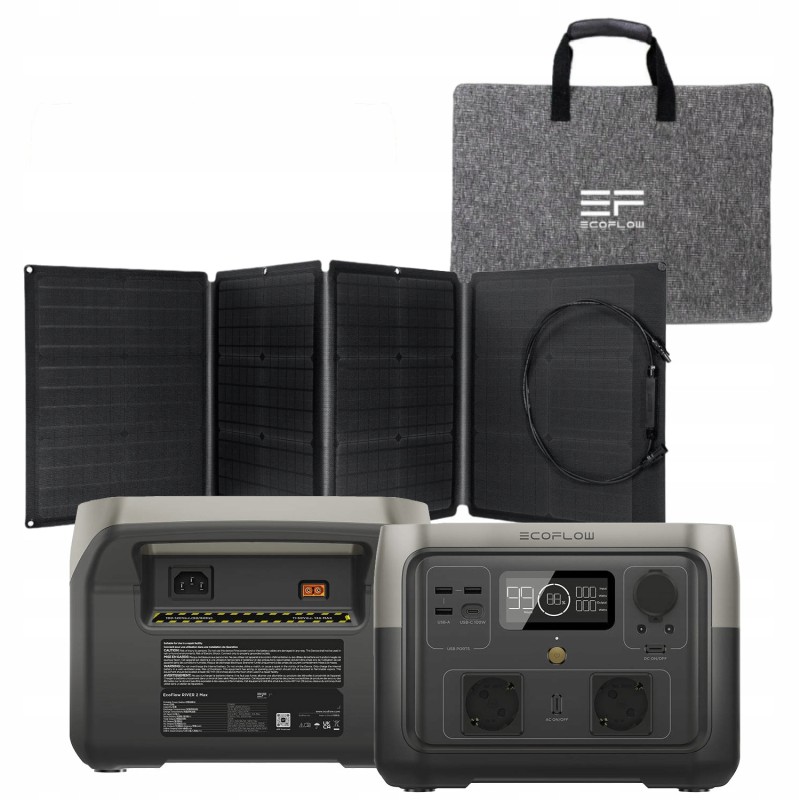 Ecoflow river 2 max 500w 512wh panel 160w