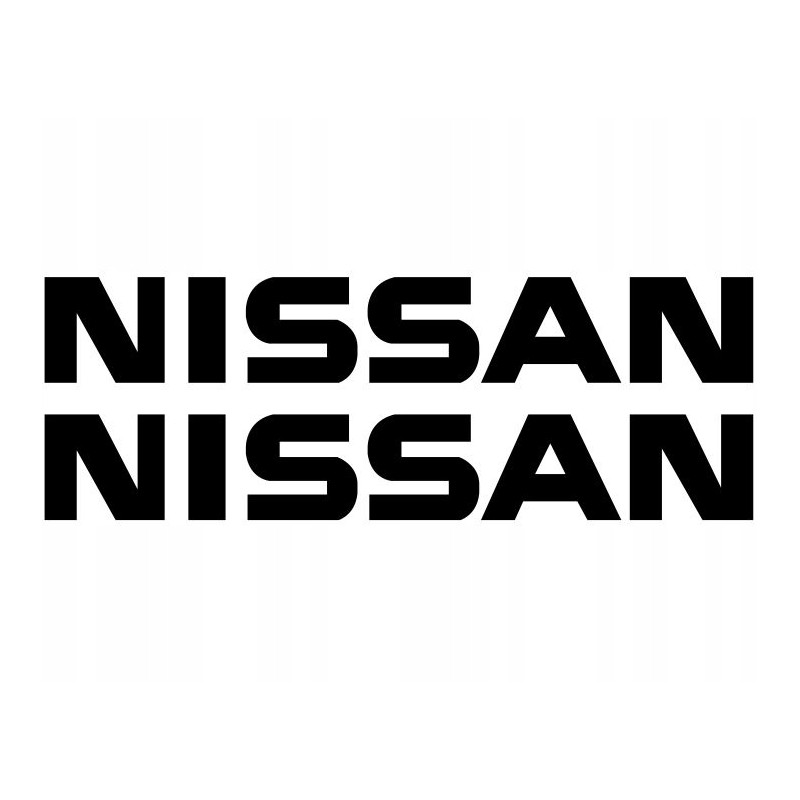 Forklift stickers, Nissan lettering, 20 cm