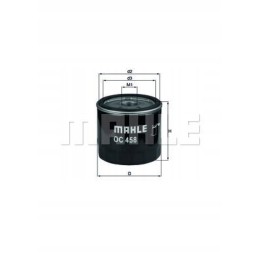 Oil filter oc 458 mahle