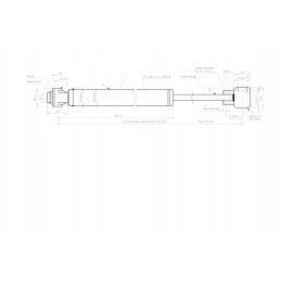 Shock absorber for the overrun device of the Al Ko 351vb 3500kg trailer