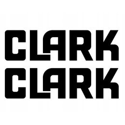 Forklift stickers with the inscription clark 12 cm
