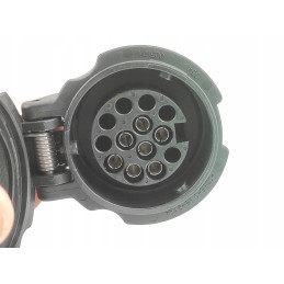 Adapter erich jaeger 13 pin black 55x57 5x55mm 12v