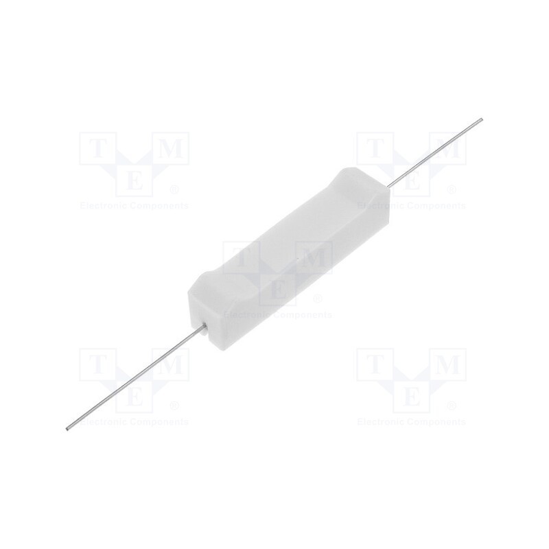 10 pcs x ROYAL OHM - PRWAAWJW470B00 - Resistor: wire-wound, cement, THT, 47Ω, 10W, ±5%, 10x9x49mm