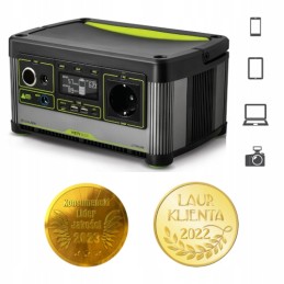 Independent backup power supply with storage 505wh 230v 300w solar ready sinus
