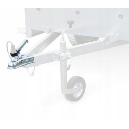 Ball hitch for winterhoff trailer 800kg with v-type drawbar