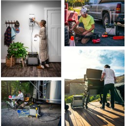 Solar generator energy storage 505wh inverter 230v 300w pure sine wave