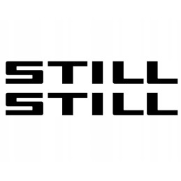 Stickers forklift inscription still 60 cm