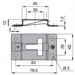 Lock, catch, door limiter, zpl