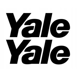 Forklift stickers with the inscription Yale 35 cm