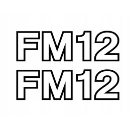 Still fm12 forklift stickers, height 15cm