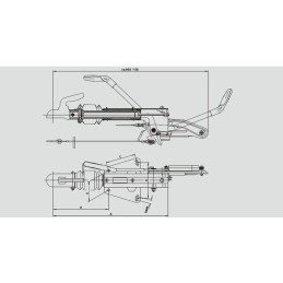 Knott trailer overrun device 1400kg overrun brake kf13e kk14b