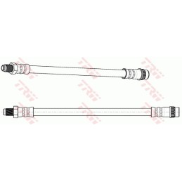 Brake hose renault 21 b48_ 21 box s48_ 21 estate