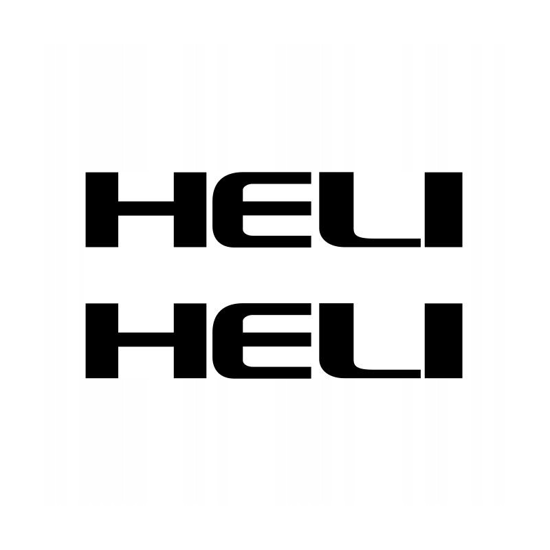 Stickers forklift inscription heli 50 cm