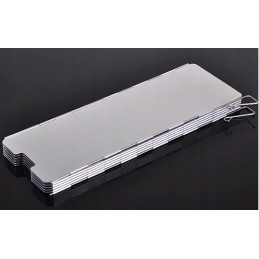 Folding 10-panel stove windbreak