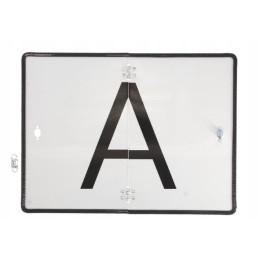 Folding information board 300x400mm and waste