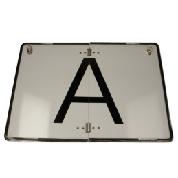 Folding information board 300x400mm and waste