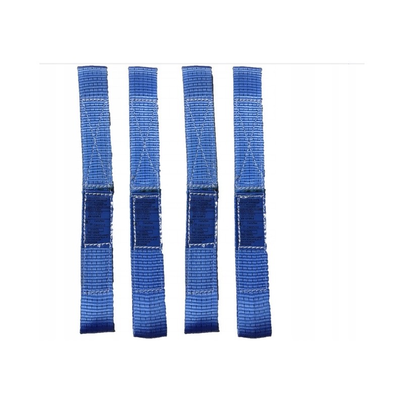 4 harnesses for 50mm Lohr transport harness belts 4t blue
