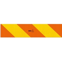 Warning board distinguishing diagonal stripes, 2 pcs