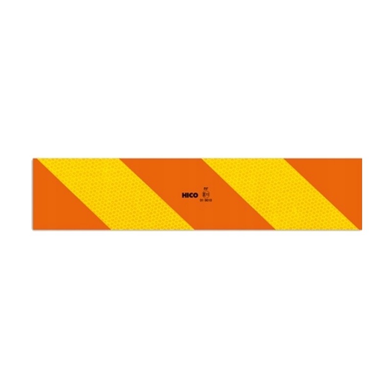 Warning board distinguishing diagonal stripes, 2 pcs
