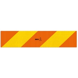 Warning board distinguishing diagonal stripes, 2 pcs
