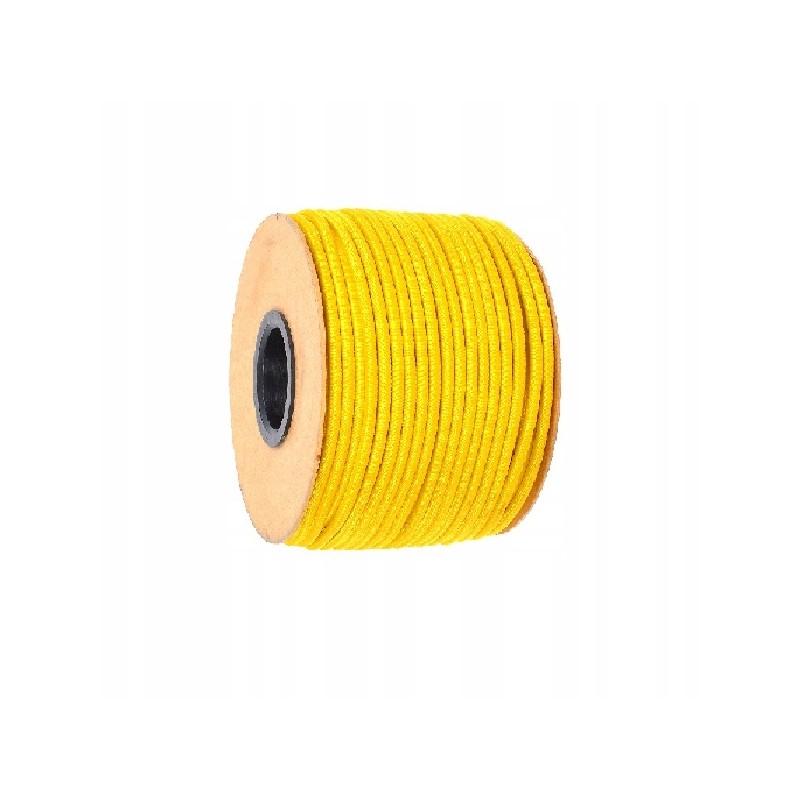 Expander, elastic rubber rope, diameter 8 mm, yellow hit