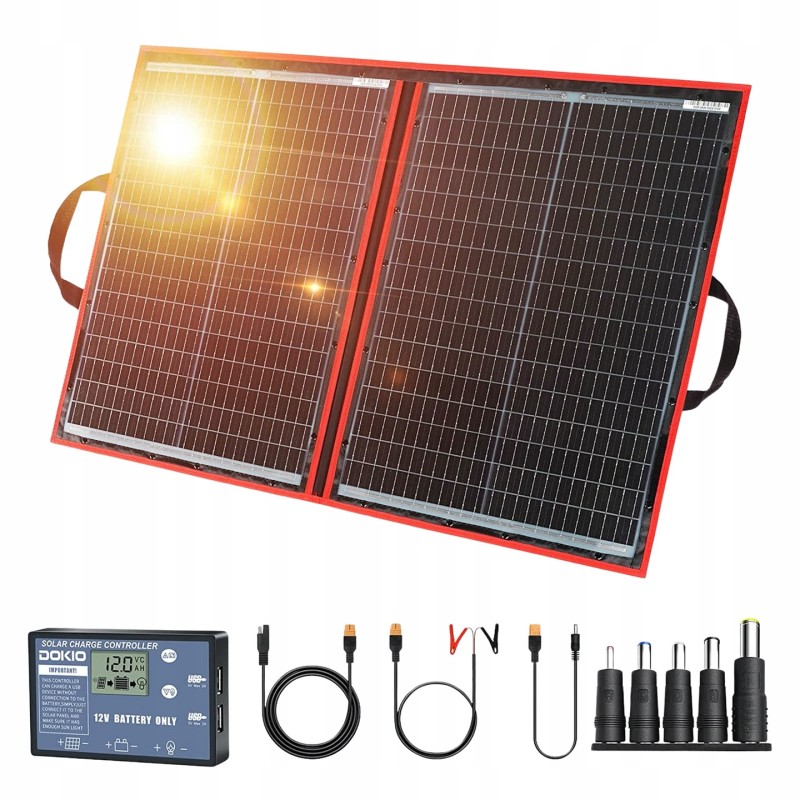 Portable solar photovoltaic panel 110w 12v