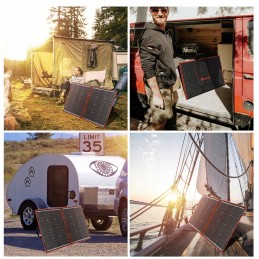 Portable solar photovoltaic panel 110w 12v