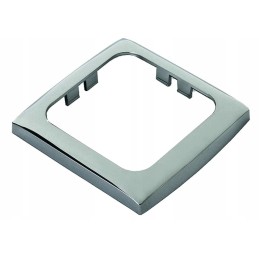 Frame housing electrical socket Presto chrome 10000