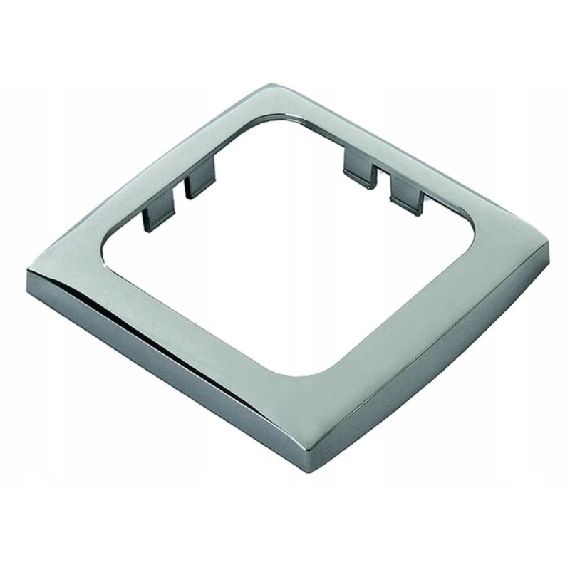 Frame housing electrical socket Presto chrome 10000