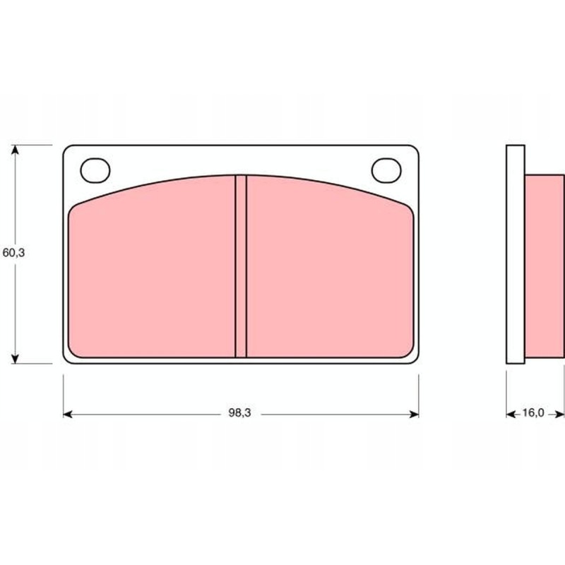 Girling front brake pads