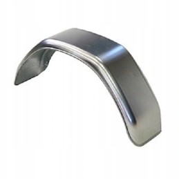 Sheet metal fender 14 wheel 15 for trailers, wheel arch