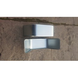 2 x stamped metal fenders, 13-14 inch wheels, metal trailer