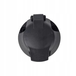 7 pin trailer hitch socket, round brass contacts