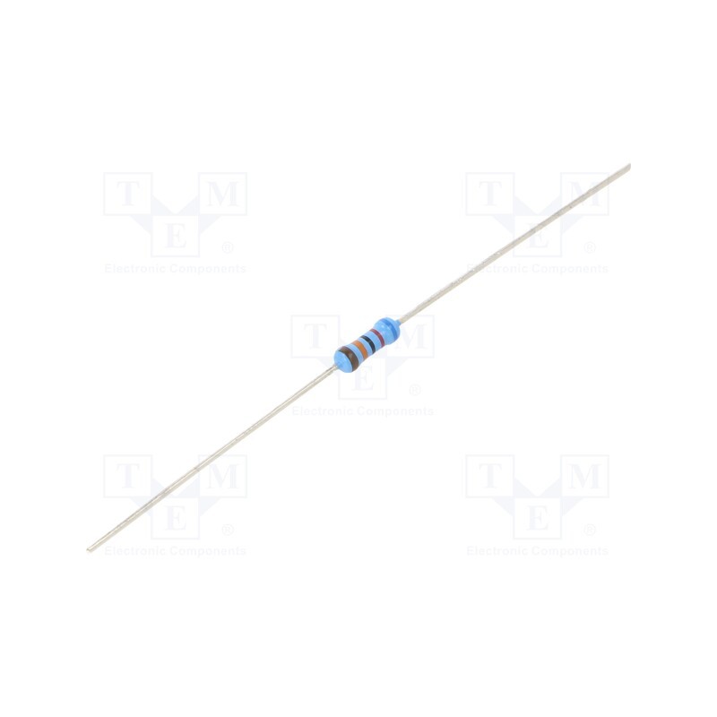 10 pcs x VISHAY - MRS25000C6203FCT00 - Resistor: thin film, THT, 620kΩ, 600mW, ±1%, Ø2.5x6.5mm, 50ppm/°C