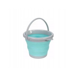 Berger foldable bucket with handle, 5l, blue