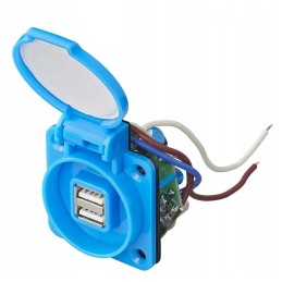 Socket 2 x USB DC 5V max 2100ma