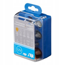 Set of spare bulbs for car trailers