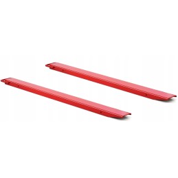 Extensions for forklift crane forks, open, 100 x 60 mm, length 1830